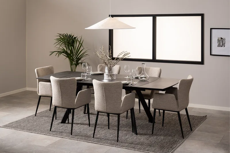 Renuka Matbord 240x97 cm - Svart - Möbler - Bord & matgrupp - Matbord & köksbord