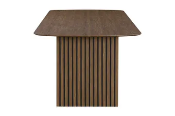 Richeto Matbord Rökt Ek 180 cm - Brun / Ribbad - Möbler - Bord & matgrupp - Matbord & köksbord