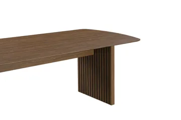 Richeto Matbord Rökt Ek 180 cm - Brun / Ribbad - Möbler - Bord & matgrupp - Matbord & köksbord