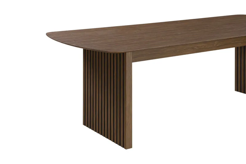 Richeto Matbord Rökt Ek 240 cm - Brun / Ribbad - Möbler - Bord & matgrupp - Matbord & köksbord