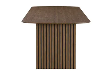 Richeto Matbord Rökt Ek 240 cm - Brun / Ribbad - Möbler - Bord & matgrupp - Matbord & köksbord