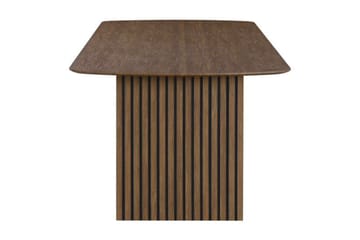 Richeto Matbord Rökt Ek 240 cm - Brun / Ribbad - Möbler - Bord & matgrupp - Matbord & köksbord