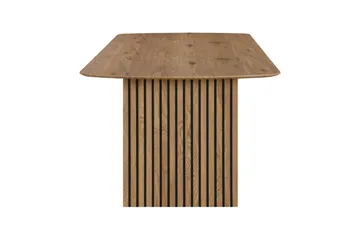 Richeto Stort Ribbat Matbord 240x100 cm med Trä- och Ekutseende - Natur - Möbler - Bord & matgrupp - Matbord & k öksbord