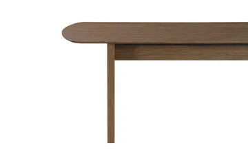 Richeto Stort Ribbat Matbord 240x100 cm med Trä- och Rökt Ek-utseende - Mörkbrun - Möbler - Bord & matgrupp - Matbord & köksbord