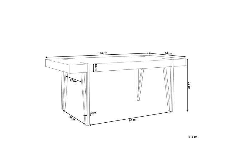 Roundtop Matbord 150x90 cm - Trä/natur - Möbler - Bord & matgrupp - Matbord & köksbord