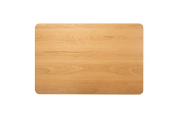 Roxby Rektangulärt Matbord 120x80 cm i Trä med Metallben - Svart|Brun - Möbler - Bord & matgrupp - Matbord & köksbord