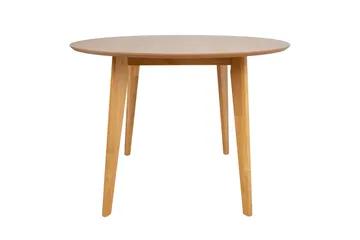 Roxby Runt Matbord 105 cm med Trä- och Ekutseende - Natur - Möbler - Bord & matgrupp - Matbord & köksbord