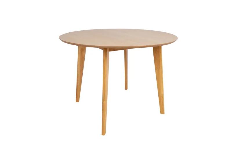 Roxby Runt Matbord 105 cm med Trä- och Ekutseende - Natur - Möbler - Bord & matgrupp - Matbord & köksbord