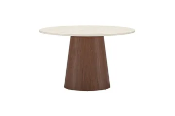 Runt matbord Lanzo 120 cm - Beige - Möbler - Bord & matgrupp - Matbord & köksbord