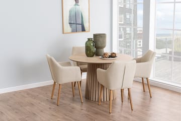 Saku Matbord 120 cm Rund - Vit - Möbler - Bord & matgrupp - Matbord & köksbord