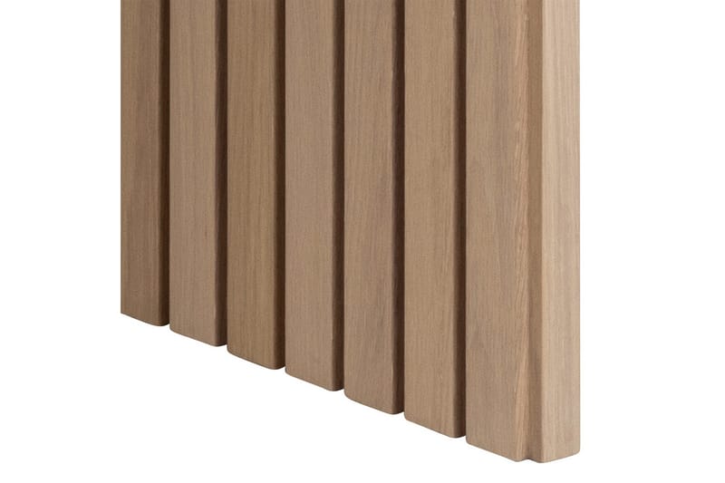 Saku Stort Rektangulärt Matbord 220 cm med Trä- och Ekutseende - Vit - Möbler - Bord & matgrupp - Matbord & köksbord