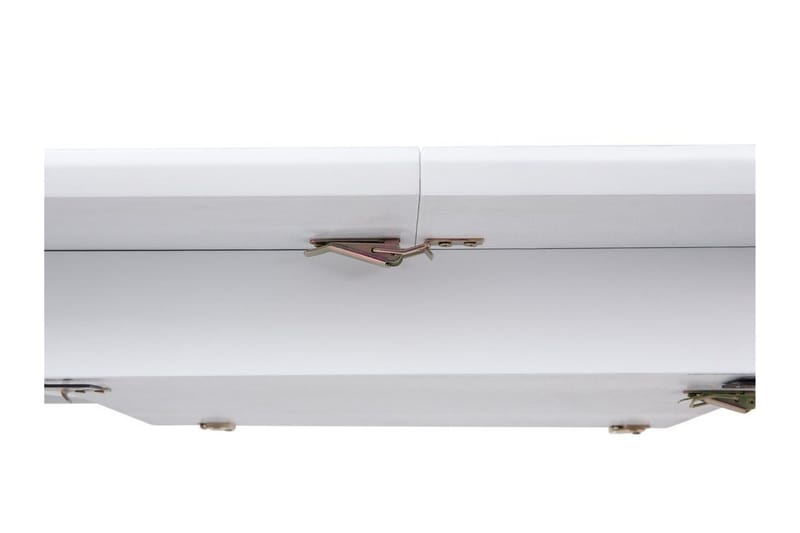Sanford Utdragbart Rektangulärt Matbord 120–160 cm i Trä - Vit - Möbler - Bord & matgrupp - Matbord & köksbord