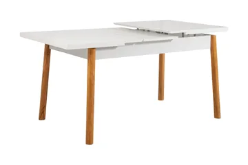 Sanina Matbord 120x75x120 cm - Vit/Ek - Möbler - Bord & matgrupp - Matbord & köksbord