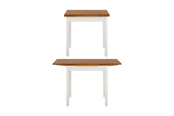 Scapa Förlängningsbart Matbord 80-120 cm - Vit/Brun - Möbler - Bord & matgrupp - Matbord & köksbord