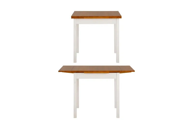 Scapa Förlängningsbart Matbord 80-120 cm - Vit/Brun - Möbler - Bord & matgrupp - Matbord & köksbord
