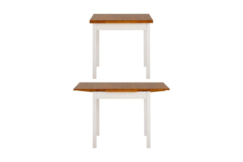 Scapa Förlängningsbart Matbord 80-120 cm - Vit/Brun - Möbler - Bord & matgrupp - Matbord & köksbord