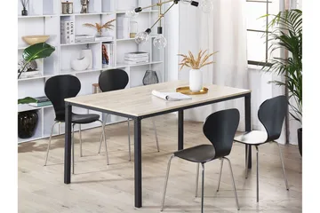 Shiro Matbord 150 cm - Ljust Trä/Svart - Möbler - Bord & matgrupp - Matbord & köksbord