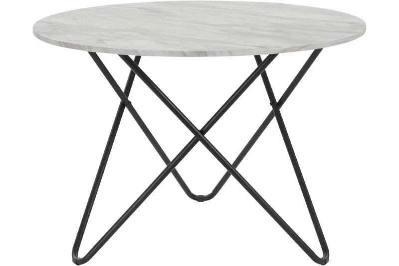 Skyarp Matbord Runt 110 cm - Grå/Vit - Möbler - Bord & matgrupp - Matbord & köksbord