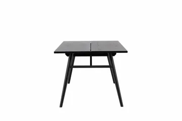 Sleek Matbord 195 cm Förlängningsbart - Svart - Möbler - Bord & matgrupp - Matbord & köksbord