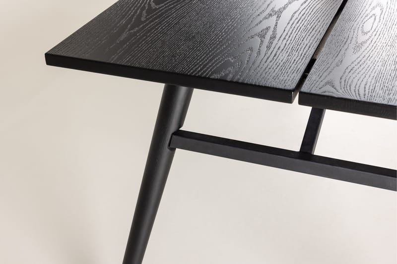 Sleek Matbord 195 cm Förlängningsbart - Svart - Möbler - Bord & matgrupp - Matbord & köksbord