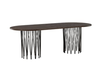 Stone Matbord 220x100x74 cm Oval - Brun - Möbler - Bord & matgrupp - Matbord & köksbord