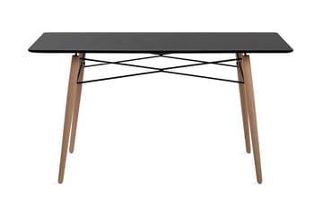 Stracke Rektangulärt Matbord 140 cm i Trä - Svart - Möbler - Bord & matgrupp - Matbord & köksbord