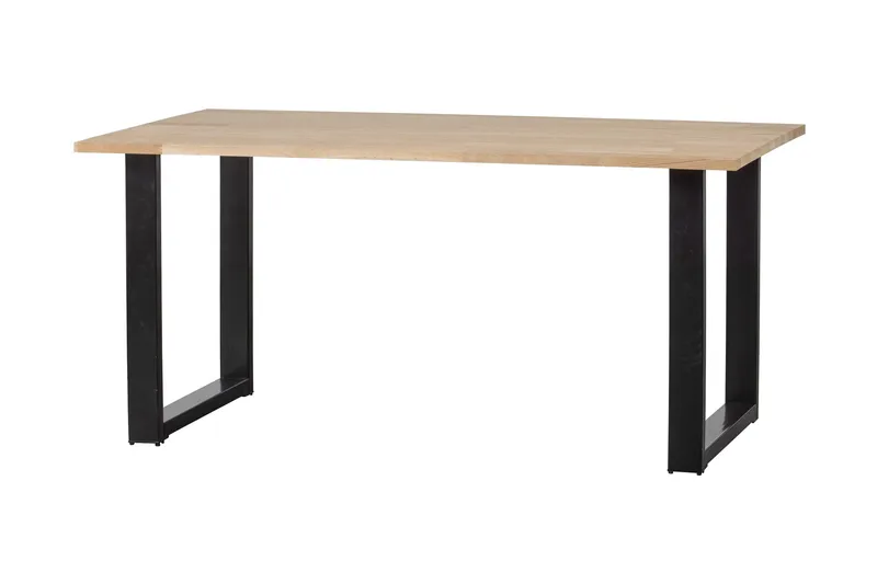 Tablo Matbord U-Formade Ben 180 cm Obehandlat - Ek/Svart - Möbler - Bord & matgrupp - Matbord & köksbord