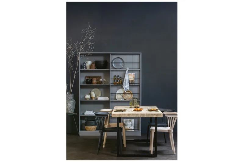 Tablo Matbord U-Formade Ben 200 cm - Spetskypert/Natur/Svart - Möbler - Bord & matgrupp - Matbord & köksbord