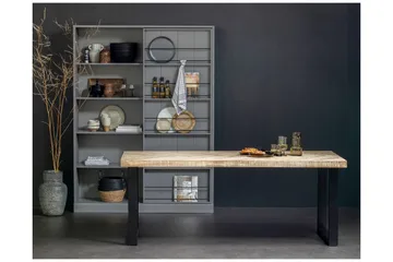 Tablo Matbord U-Formade Ben 200 cm - Spetskypert/Natur/Svart - Möbler - Bord & matgrupp - Matbord & köksbord