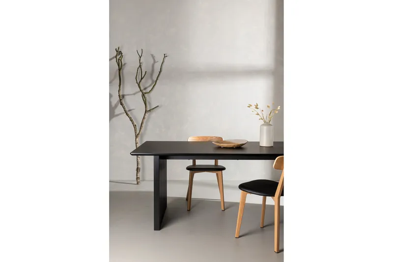 Vail Stort Rektangulärt Matbord 230 cm i Trä - Svart - Möbler - Bord & matgrupp - Matbord & köksbord
