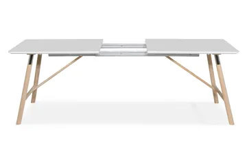 Waltham Förlängningsbart Matbord 180 cm - Vit/Ek - Möbler - Bord & matgrupp - Matbord & köksbord