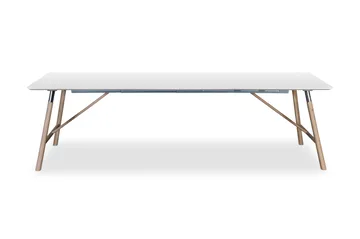 Waltham Förlängningsbart Matbord 180 cm - Vit/Ek - Möbler - Bord & matgrupp - Matbord & köksbord