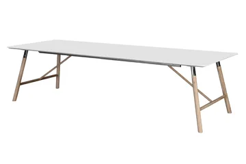 Waltham Förlängningsbart Matbord 180 cm - Vit/Ek - Möbler - Bord & matgrupp - Matbord & köksbord