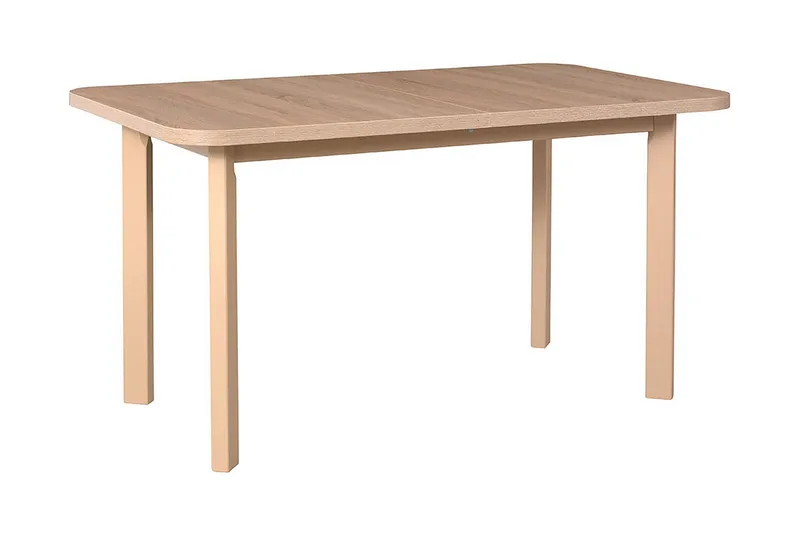 Wenus Utdragbart Rektangulärt Matbord 140 cm i Trä med Ekutseende, Beige