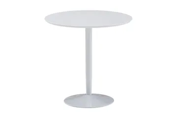Wilhem Litet Runt Matbord 80 cm i Målad MDF - Vit - Möbler - Bord & matgrupp - Matbord & köksbord