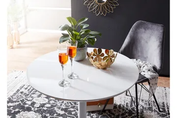 Wilhem Matbord 75 cm Rund - Vit - Möbler - Bord & matgrupp - Matbord & köksbord