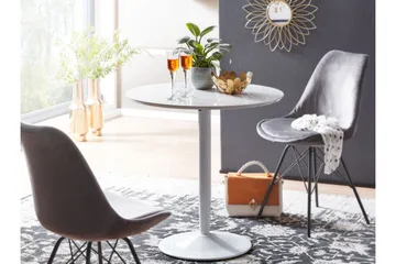 Wilhem Matbord 75 cm Rund - Vit - Möbler - Bord & matgrupp - Matbord & köksbord