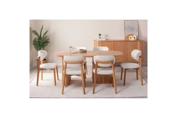 Matbord Karela Bok - Mediumfärgat trä - Möbler - Bord & matgrupp - Matbord & köksbord