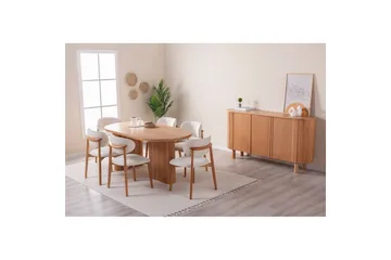 Matbord Karela Bok - Mediumfärgat trä - Möbler - Bord & matgrupp - Matbord & köksbord