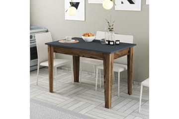 Matbord Levents 110x72 cm Brun/Svart - Hanah Home - Möbler - Bord & matgrupp - Matbord & köksbord
