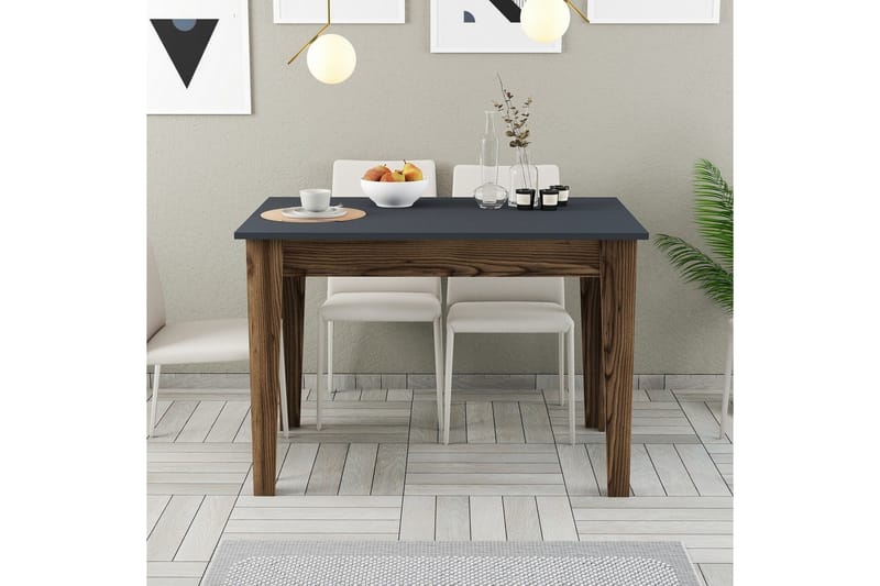 Levents Matbord 110x72 cm Brun/Svart - Hanah Home - Möbler - Bord & matgrupp - Matbord & köksbord