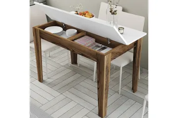Levents Matbord 110x72 cm Brun/Vit - Hanah Home - Möbler - Bord & matgrupp - Matbord & köksbord