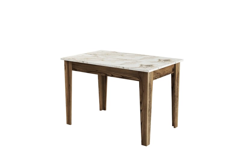 Matbord Levents 110x72 cm Brun/Vit - Hanah Home - Möbler - Bord & matgrupp - Matbord & köksbord