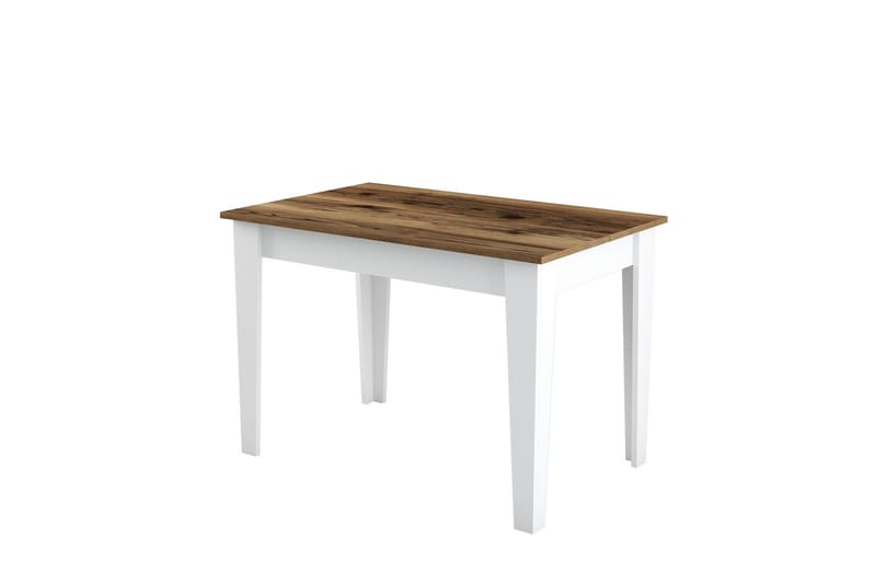 Matbord Levents 110x72 cm Brun/Vit - Hanah Home - Möbler - Bord & matgrupp - Matbord & köksbord
