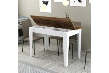 Levents Matbord 110x72 cm Brun/Vit - Hanah Home - Möbler - Bord & matgrupp - Matbord & köksbord