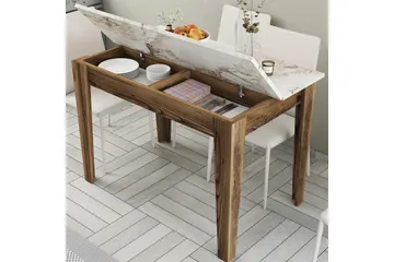 Levents Matbord 110x72 cm Brun/Vit - Hanah Home - Möbler - Bord & matgrupp - Matbord & köksbord