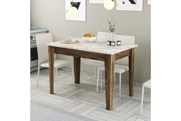 Levents Matbord 110x72 cm Brun/Vit - Hanah Home - Möbler - Bord & matgrupp - Matbord & köksbord