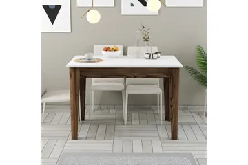 Levents Matbord 110x72 cm Brun/Vit - Hanah Home - Möbler - Bord & matgrupp - Matbord & köksbord