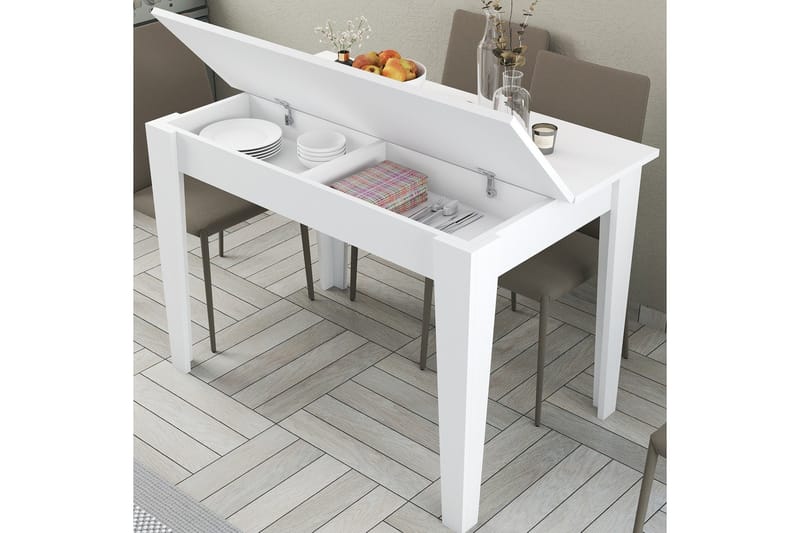 Levents Matbord 110x72 cm Vit - Hanah Home - Möbler - Bord & matgrupp - Matbord & köksbord