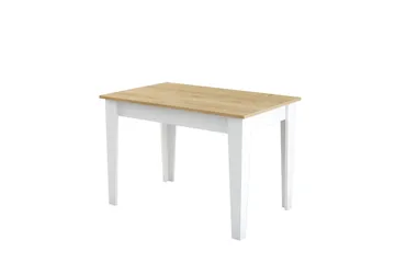 Levents Matbord 110x72 cm Vit/Brun